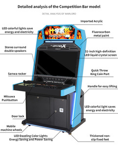 Machine <span class=keywords><strong>de</strong></span> jeu d'arcade <span class=keywords><strong>de</strong></span> combat rétro Street Fighter à monnayeur pour centre <span class=keywords><strong>de</strong></span> divertissement - Product Image 5