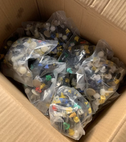Clips de fixation rapides mixtes durables pour automobile, rivets et attaches en POM/plastique/nylon, nouvelles attaches de pare-chocs pour rénovation/amélioration, 500 pièces/sac