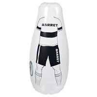 Maniquí Inflable Barret de 115 cm con Base Llenable de Agua, Equipo de Entrenamiento de Rugby