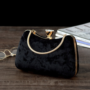 Bolso de Noche de Lujo con Forma de Almohada Vintage en Oferta, Bolso de Mano Elegante de Gran Capacidad para Fiestas Formales, Bodas, Bolso de Noche Moderno - Product Image 3