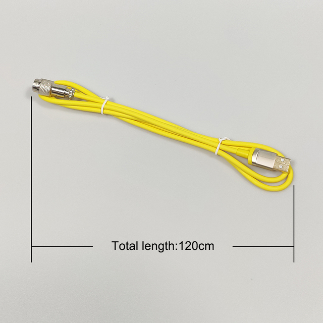 OEM USB Type C Pure Copper Custom Paracord Gx16 Tab Coil Mechanical Keyboard Cable with Aviator Connector for Computer