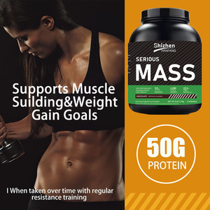 Integratore Alimentare in Polvere per Aumento di Peso OEM ODM, 6LB Gusto Cioccolato, 50g di Proteine per lo Sviluppo Muscolare - Product Image 3