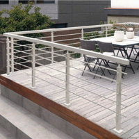 Système de garde-corps en câble en acier inoxydable 304 316 pour escalier intérieur, terrasse extérieure, balcon, balustrade en câble métallique, main courante