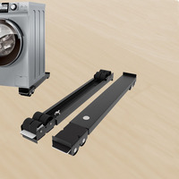 Support antirouille universel pour laveuse à tambour de réfrigérateur Base de support pour machine à laver Support mobile réglable Étagère pour balcon