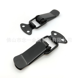 Cerradura de Hebilla Larga de Acero Inoxidable de 72 mm, Cerradura Industrial Resistente para Muebles, Sin Llave, Duradera, Negra - Product Image 2