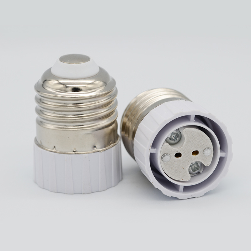 White E27 to MR16 conversion lamp holder