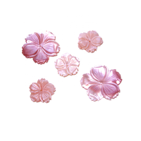 LAGNYUE Vente en gros de perles sculptées en forme de fleur de coquillage rose 6-30mm Modèle BR2001002 Fabrication de colliers DIY
