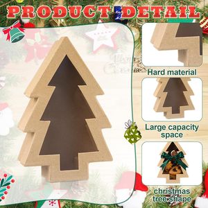<span class=keywords><strong>Cajas</strong></span> de Regalo <span class=keywords><strong>para</strong></span> <span class=keywords><strong>Galletas</strong></span> con Forma de Árbol de Navidad con Ventana, <span class=keywords><strong>Cajas</strong></span> de Regalo <span class=keywords><strong>para</strong></span> <span class=keywords><strong>Galletas</strong></span> Navideñas <span class=keywords><strong>para</strong></span> Fiestas de Navidad, Cumpleaños y Pasteles - Product Image 6