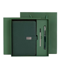 Premium Luxus-Leder-Notizbuch mit Geschenkbox für Geschäftstreffen und Büronutzung