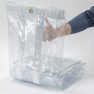 <span class=keywords><strong>Lona</strong></span> <span class=keywords><strong>transparente</strong></span> de PVC, tamaño personalizado, Extra duradero, <span class=keywords><strong>con</strong></span> arandelas <span class=keywords><strong>a</strong></span> prueba de polvo, multiusos - Product Image 2