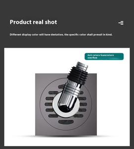 Nixi Double Usage Anti Odeur Anti Insecte Anti Débordement Drain De Sol En Laiton pour Machine À Laver Grand Déplacement Salle De Bains Hôtel - Product Image 6