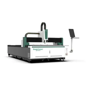 Machine de découpe laser à fibre de tube et de plaque CNC 1500W pour plaque en acier inoxydable de 8mm