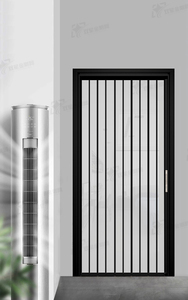 <span class=keywords><strong>Puerta</strong></span> mosquitera plegable con placa de cristal esmerilado, elegante solución a prueba de mosquitos <span class=keywords><strong>para</strong></span> el hogar - Product Image 6