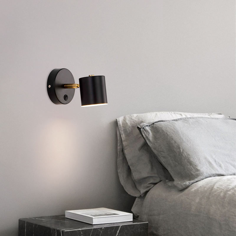 Simple Modern Nordic Small Spotlight Creative Bedside Lamp