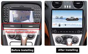 Android đài phát thanh xe 2 DIn Carplay cho Mercedes SL R230 SL350 SL500 SL55 SL600 SL65 2001 2007 chuyển hướng xe đa phương tiện Android - Product Image 5