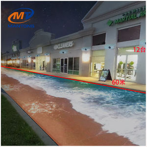 Cartographie matérielle extérieure de projection d'éclairage routier en métal de projecteur de plancher d'hologramme interactif pour le terrain de jeu de route - Product Image 4