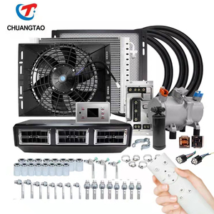 Climatiseur universel sous tableau de bord 12V 24V avec compresseur pour véhicule électrique - Product Image 3