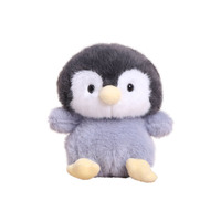 Peluche personnalisable pour enfant : Panda, pingouin, éléphant – Série Compagnon de table et de main – Cadeau apaisant