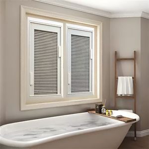 आधुनिक एल्यूमीनियम मिश्र धातु ध्वनिक अंधा-बाथरूम के लिए टिकाऊ क्षैतिज वर्ग स्लेट अंधा 5 साल की वारंटी - Product Image 6