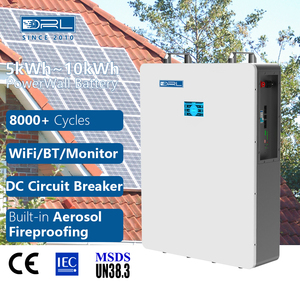 Batería de Almacenamiento de Energía Montada en Pared de 5Kwh 10Kwh 15kwh 100Ah 48V Solar para Sistema Doméstico - Product Image 1