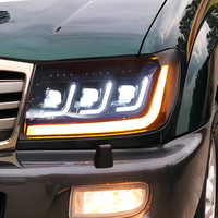 Ensemble de phares LED KGKB pour Toyota Land Cruiser LC100 1998-2007, mise à niveau DRL, clignotants dynamiques, lentille de projecteur, Plug & Play