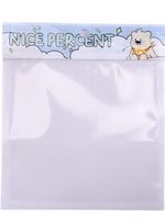Sacs de conservation alimentaire refermables en forme d'ours de dessin animé, grandes pochettes transparentes pour loisirs créatifs, cadeaux, collations et bonbons