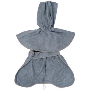 Accappatoio per animali domestici Super assorbente in microfibra per cani grande asciugamano da bagno ad asciugatura rapida in stile tinta unita accessorio per abbigliamento per cani - Product Image 4