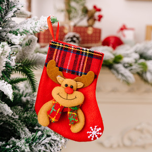 <b>Hot</b> Selling Xmas Ornaments Christmas <b>Socks</b> Christmas Gift Bags Snowman Party Gifts Bag Christmas Stocking - Product Image 5