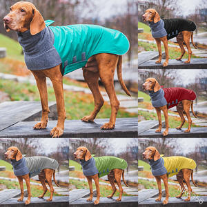 เสื้อแจ็กเก็ตสะท้อนแสงกันลม5XL สำหรับสัตว์เลี้ยงเสื้อแจ็กเก็ตสำหรับสุนัขตัวใหญ่เสื้อผ้าสุนัขให้ความอบอุ่นบล็อคสีสำหรับฤดูใบไม้ร่วง/ฤดูหนาว - Product Image 2