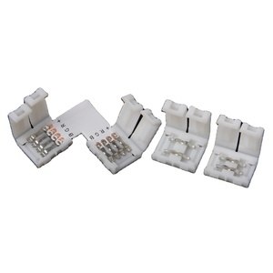 Connecteur de bande LED RGB 3528 2835, 4 broches, 8mm, carte PCB, boucle pas de soudure, connexion facile pour la lumière de bande Led - Product Image 1