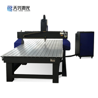 Mesin Ukir Kayu Model Dasar H1-2500 1.3*2.5 Meter Satu Spindle CNC Router Mesin Pengukir Datar untuk Periklanan