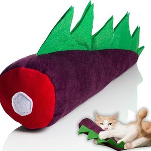 ของเล่นแมวรูปมะเขือม่วงพร้อมกระดิ่ง แก้เบื่อสำหรับแมวในบ้าน - Product Image 1