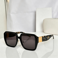 Lunettes de soleil unisexes au design classique, monture TR90, verres dégradés, verres foncés dorés, style vintage, protection UV pour les sports de plein air et les voyages