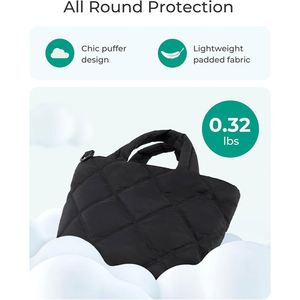 Sac à main matelassé pour femme, mini sac fourre-tout, sac bandoulière, sac à l'épaule léger en nylon matelassé pour femme, vente en gros - Product Image 6