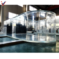 Formes personnalisées en usine Leyu Offre Spéciale Aquarium en acrylique transparent