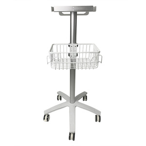 Carrito Médico Little Babi con Monitor, Superficie de Aleación de Aluminio, Ajustable, Móvil, para Uso Hospitalario - Product Image 4
