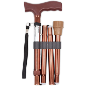 Bastone da Passeggio Pieghevole, Bastoni da Passeggio per Anziani Bronzo PEPE P10005 - Product Image 1