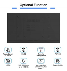 ขายด่วนติดผนังป้ายดิจิตอล75นิ้วสมาร์ททีวีหน้าจอแยกจอภาพ WiFi - Product Image 3