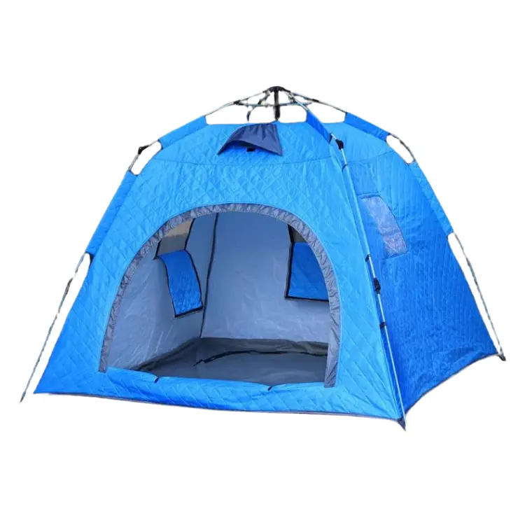 Tente d'hiver la plus vendue, tente chaude de camping d'hiver, tentes d'hiver pour le camping en plein air, tente d'hiver gonflable