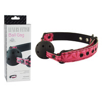 Luxe fétiche PU cuir balle Gag Sm Bondage réglable produits sexuels bouche Gag pour le plaisir