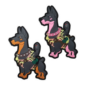 टोपी/कपड़ों के लिए कस्टम लोगो हीट प्रेस आयरन ऑन सिलिकॉन रबर लेबल बैज उभरा हुआ 2डी 3डी सॉफ्ट पीवीसी पैच - Product Image 5