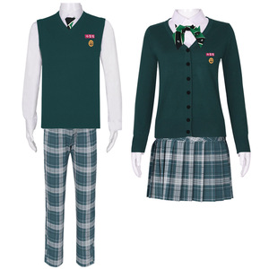 Conjunto de disfraz de cosplay de uniforme escolar All Of Us Are Dead para hombres y mujeres, ropa de escenario, tela de poliéster - Product Image 1