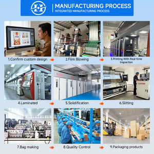 풀컬러 인쇄 생분해성 열접착 평면 포켓 플라스틱 <span class=keywords><strong>LDPE</strong></span> 식품 봉투 (냉동 채소 포장용) - Product Image 5