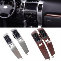 Nouvel Arrivage Grille de Panneau de Commande de Bouche d'Aération avec Couvercle pour TOYOTA PRADO/LC-120/GX470 2003-2009 Sortie de Climatisation