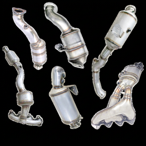 Convertidor Catalítico de Escape Delantero de Acero Inoxidable YueYang para Motor de Gasolina, Estándar de Emisiones Euro V, 1 Año de Garantía - Product Image 1