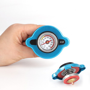 Universal Water Tank Lid With Temperature Gauge <b>Medium</b> Size Aluminum <b>Case</b> Stainless Steel Head For Radiator Replacement Repair - Product Image 4