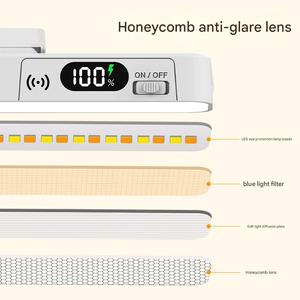 Dài màn hình từ thanh ánh sáng USB <span class=keywords><strong>LED</strong></span> Màn hình đèn với hiển thị kỹ thuật số điều khiển cảm ứng máy tính có thể điều chỉnh ánh sáng văn phòng - Product Image 4