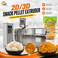 Ligne de production de granulés de snacks 2D et 3D, machine extrudeuse pour chips et granulés de snacks