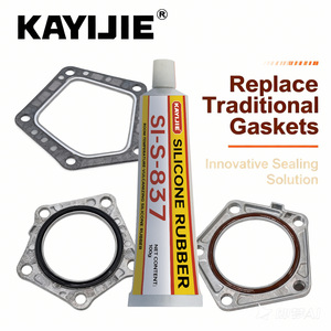 KAYIJIE RTV-1408 Sellador <span class=keywords><strong>de</strong></span> silicona autonivelante transfronterizo especial para RV, pasta metálica para coches, adhesivo <span class=keywords><strong>de</strong></span> relleno para techos - Product Image 2