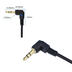 Bộ Chuyển Đổi TRS Góc Phải 3,5 Mm Từ Đực Sang Đực Cáp 3 Cực Âm Thanh <span class=keywords><strong>3.5Mm</strong></span> - Product Image 6